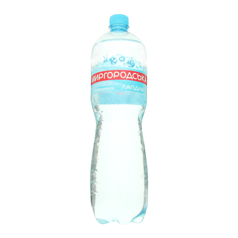 Вода мінеральна МИРГОРОДСЬКА, слабогазована, 1,5л